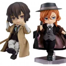 Bungo Stray Dogs Dazai Osamu Nakahara Chuya real clothes anime figure