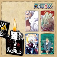 One Piece anime Two-sided Zippo Oil Lighter