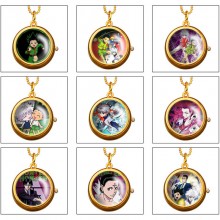 Hunter x Hunter anime rotating necklace pocket watch