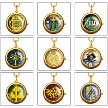 The Legend of Zelda game rotating necklace pocket watch