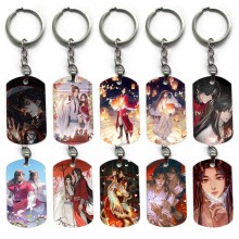 Heaven Official's Blessing anime alloy two-sided pendant key chain keychains