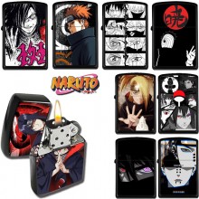 Naruto anime Two-sided Zippo Oil Lighter