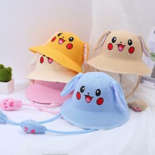 Pokemon Pikachu anime funny movable ears cap hat