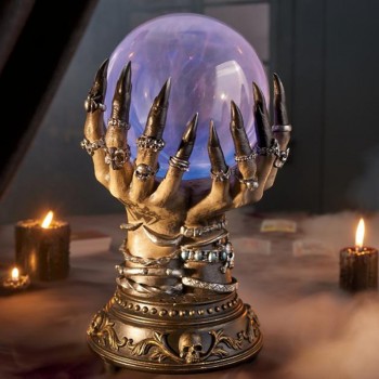 110/220V Halloween Crystal Ball Witch Celestial Flashing Crystal Ball