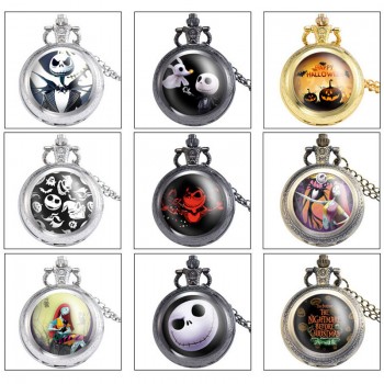 The Nightmare Before Christmas small necklace pocket watch