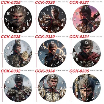 Black Myth Wukong game round wall clocks