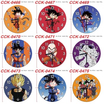 Dragon Ball anime round wall clocks