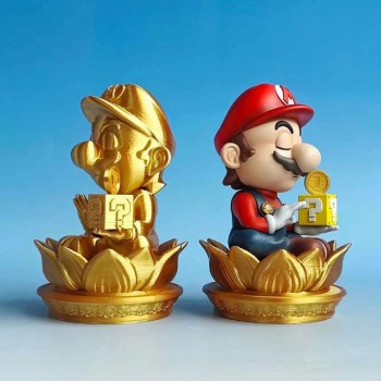 Super Mario Wealth God Lucky anime figure