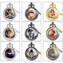 One Piece anime small necklace pocket watch