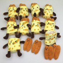 5.2inches Pancake anime plush dolls set(10pcs a set)