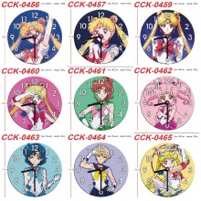 Sailor Moon anime round wall clocks