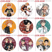 Haikyuu anime round wall clocks