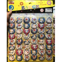 Doraemon anime brooches pins 48pcs/24pcs