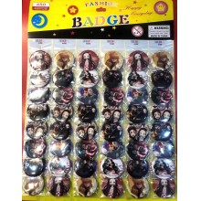 Demon Slayer anime brooches pins 48pcs/24pcs