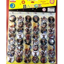 One Piece anime brooches pins 48pcs/24pcs