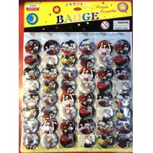 Inuyasha anime brooches pins 48pcs/24pcs