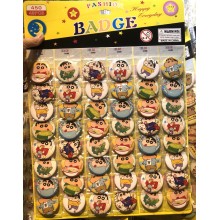 Crayon Shin-chan anime brooches pins 48pcs/24pcs