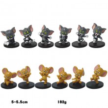 Tom and Jerry anime figures set(12pcs a set)(OPP bag)