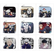 Jujutsu Kaisen anime zipper wallet purse