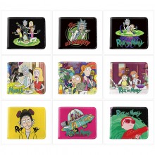 Rick and Morty anime wallet purse