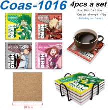 My Hero Academia anime coasters coffee cup mats pa...