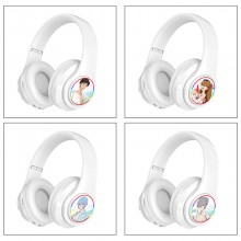 EVA anime wireless bluetooth stereo support card earphone headphones