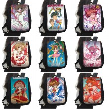 Card Captor Sakura anime drawstring backpack bags