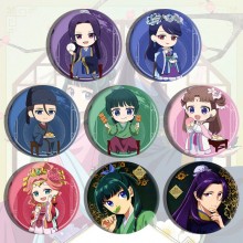 58MM The Apothecary Diaries anime tinplate brooch pins set(8pcs a set)