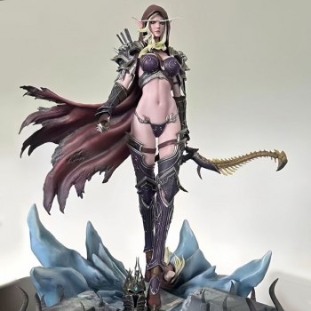 World Of Warcraft Sylvanas Windrunner game figure(can lightable)