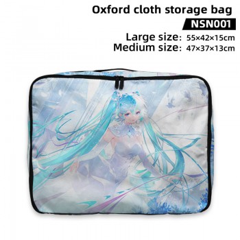 Hatsune Miku anime oxford cloth storage bag