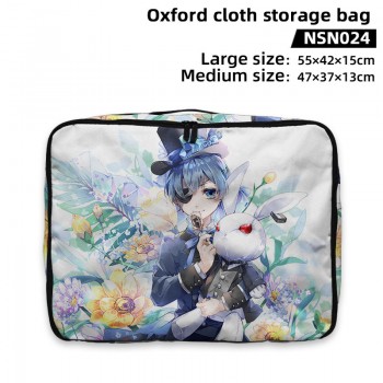 Kuroshitsuji Black Butler anime oxford cloth storage bag