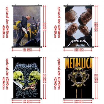 Metallica band star wall scroll wallscrolls