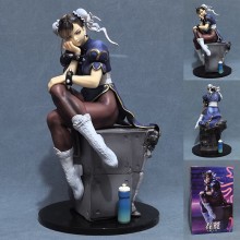 The King of Fighters Chun Li sitting game figure