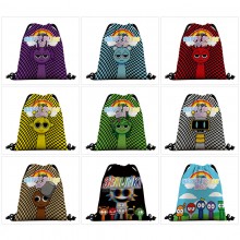 Sprunki Incredibox game drawstring backpack bags