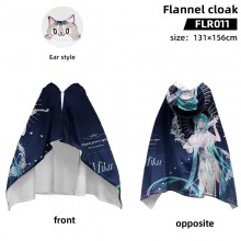 Hatsune Miku anime flannel cloak