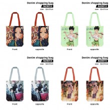 Hunter x Hunter anime denim shopping bags