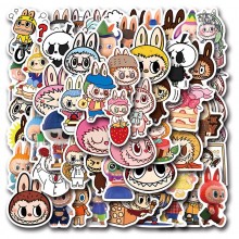 Labubu game waterproof stickers set(55pcs a set)