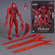 Red Venom Figurine Change Face Figure