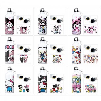 Sanrio Melody kitty Cinnamoroll Kuromi aluminum alloy sports bottle kettle