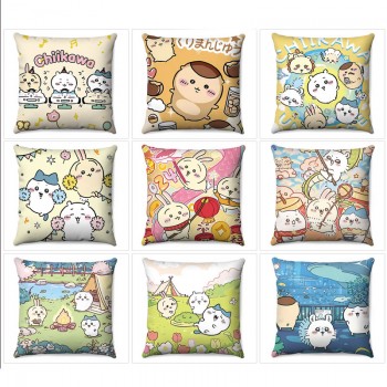 Chiikawa anime two-sided pillow pillowcase 45*45cm