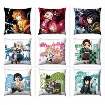 Demon Slayer anime two-sided pillow pillowcase 45*45cm