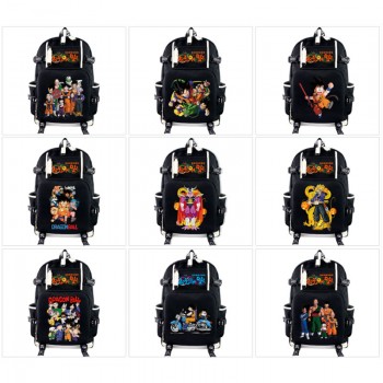 Dragon Ball anime USB charging laptop backpack school bags