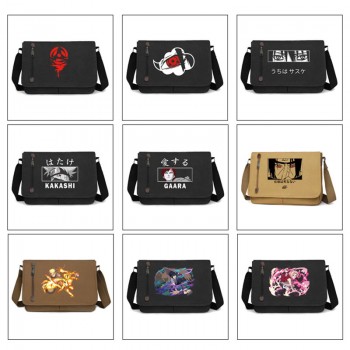 Naruto anime retro canvas messenger crossbody shoulder bags