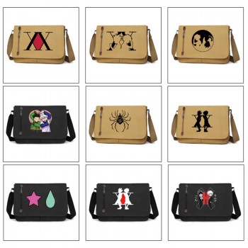 Hunter x Hunter anime retro canvas messenger crossbody shoulder bags