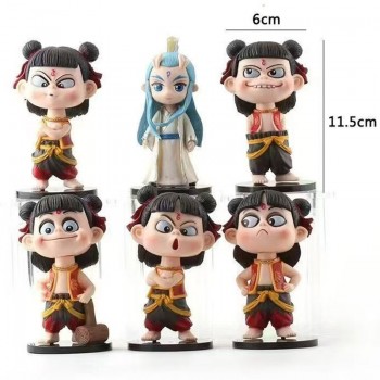 6PCS Ne Zha 2 anime figures set(OPP bag)