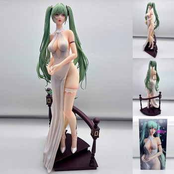 Hatsune Miku green haired princess anime figure