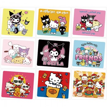 Sanrio Melody kitty Cinnamoroll Kuromi anime mouse pads mats 25x30cm