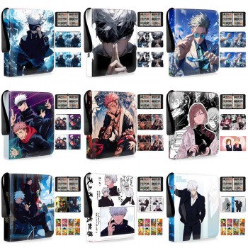 Jujutsu Kaisen Anime Cards Holder Binder Cards Map Book