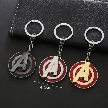 Captain America movable alloy key chains