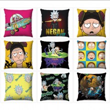 Rick and Morty anime two-sided pillow pillowcase 45*45cm